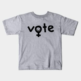 Kamala Harris Says Women Vote Outline Kids T-Shirt